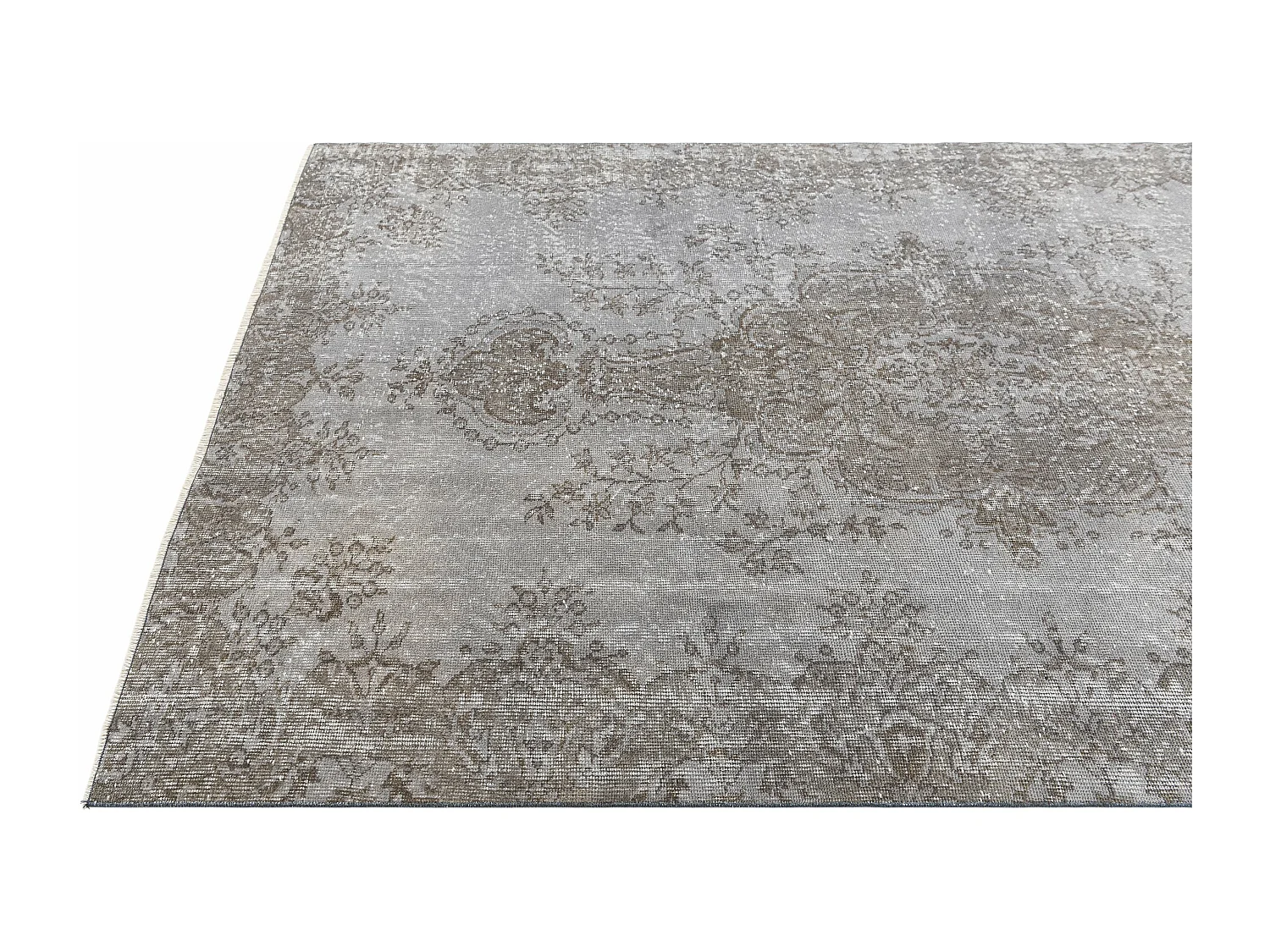 Tapis de laine 163x282 gris Ultra Vintage