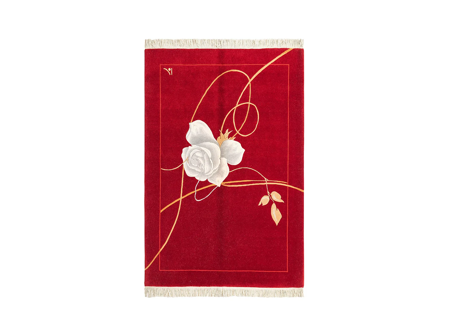 Tapis de laine 122x180 rouge Darya
