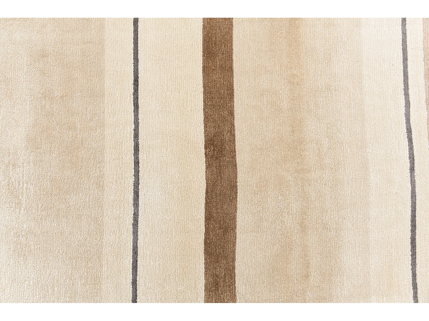 Tapis de couloir en laine 81x290 brun Darya