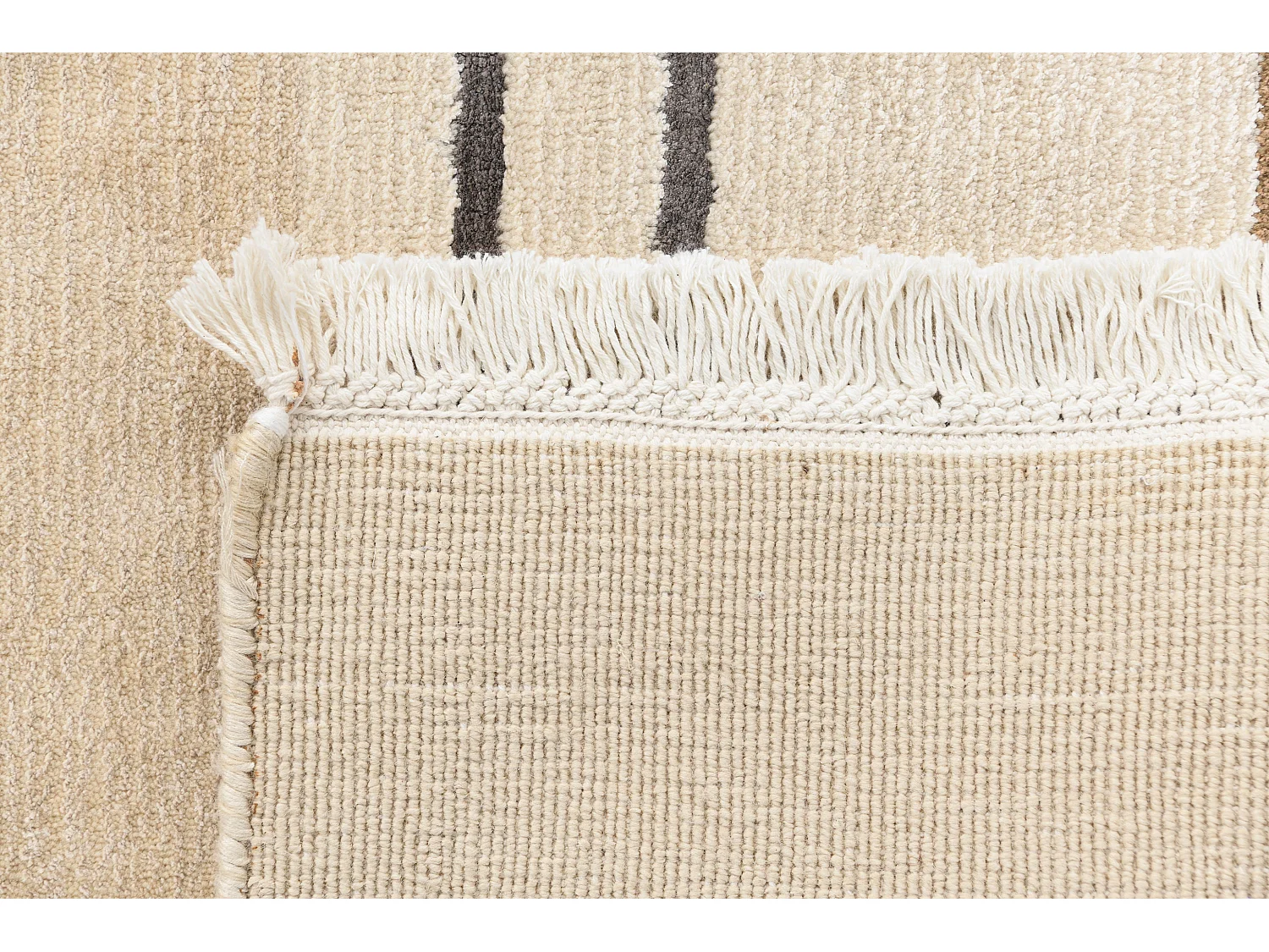 Tappeto per corridoio in lana 81x290 marrone Darya