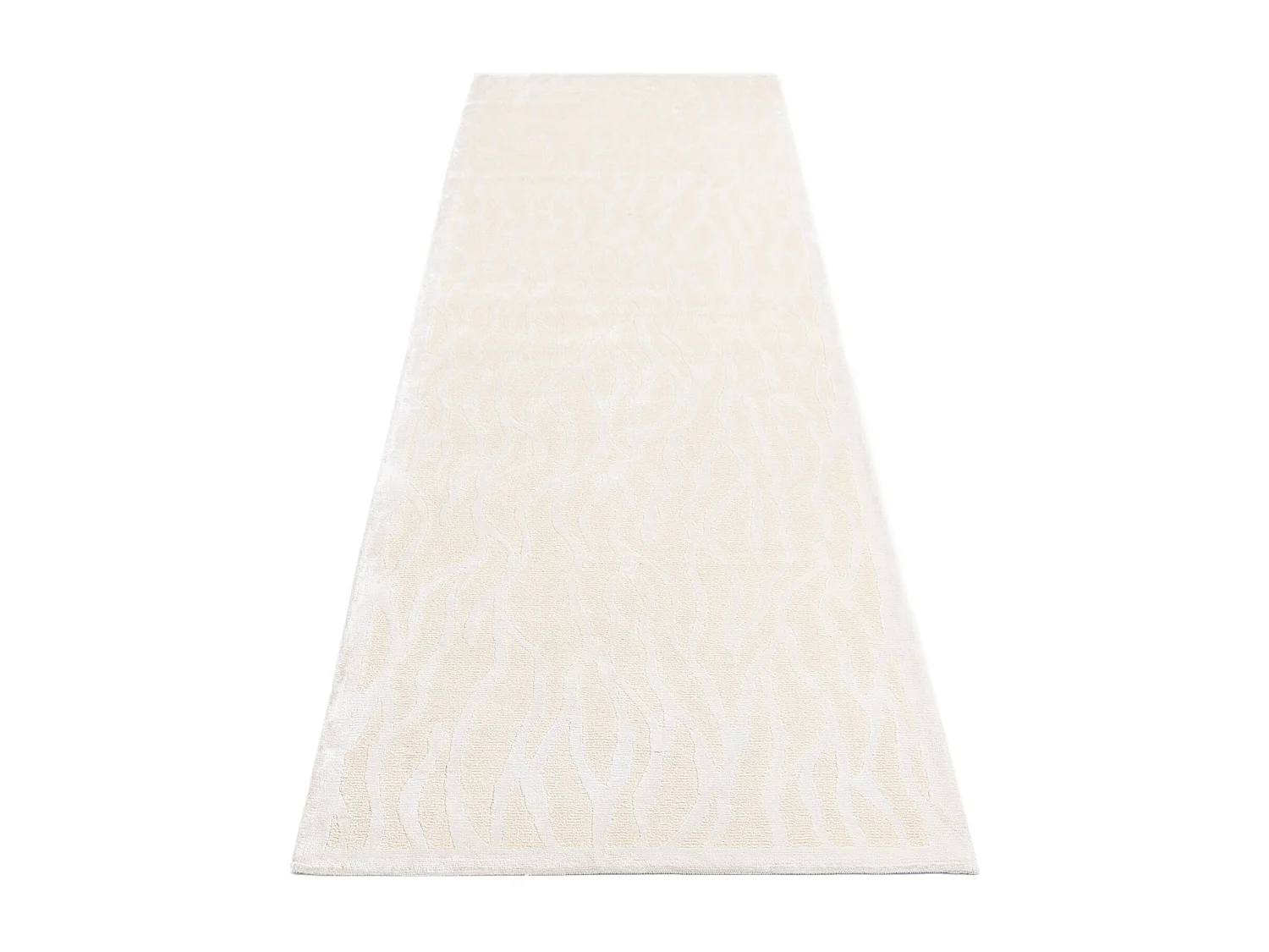 Tapis de couloir en laine 81x292 beige Darya