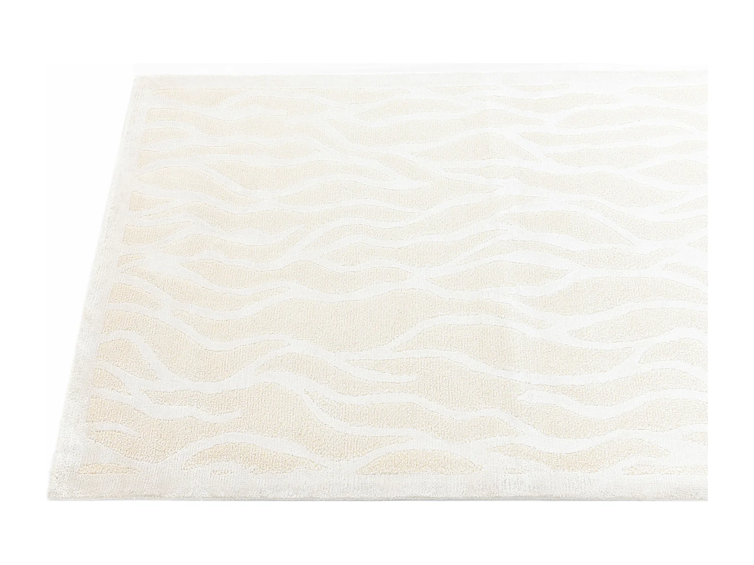 Tapis de couloir en laine 81x292 beige Darya