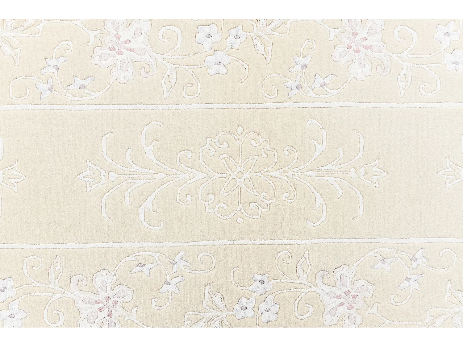Läufer-Wollteppich 79x287 Beige Darya