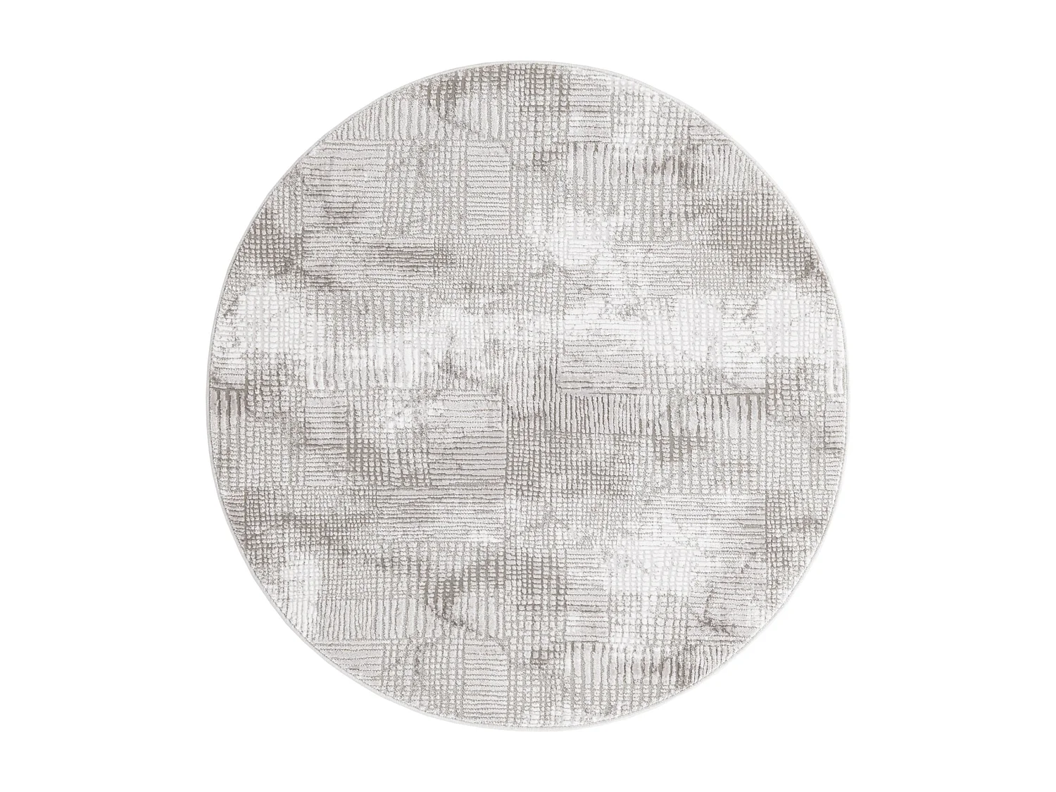 Teppich 125x125 Grau Davos Flawless