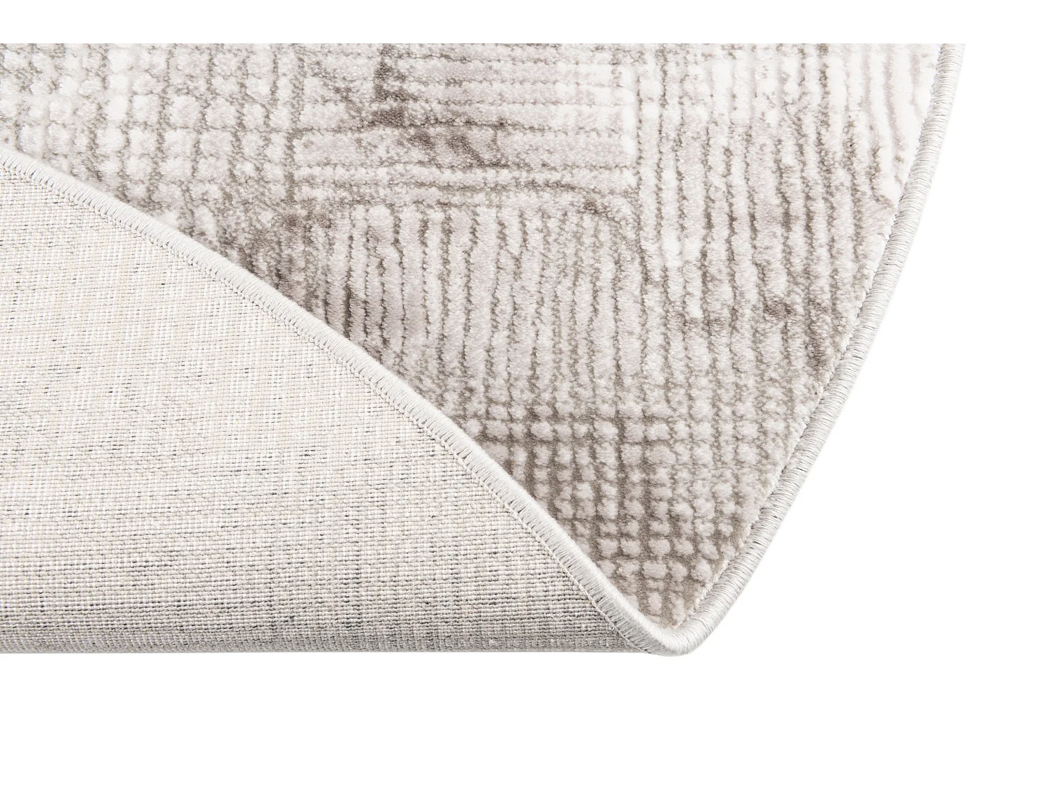 Teppich 125x125 Grau Davos Flawless