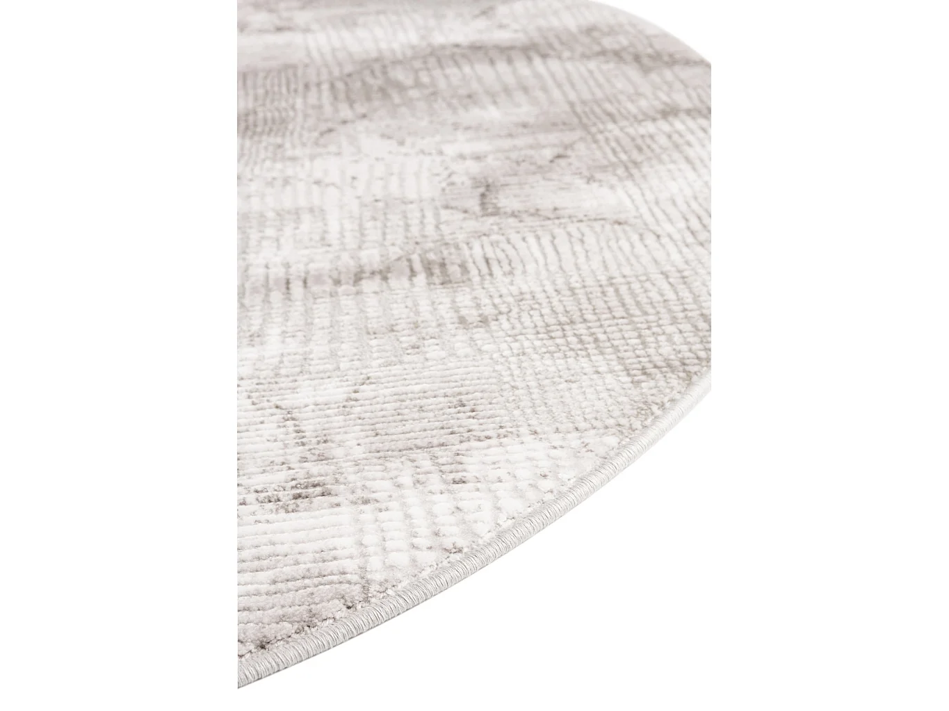 Teppich 125x125 Grau Davos Flawless