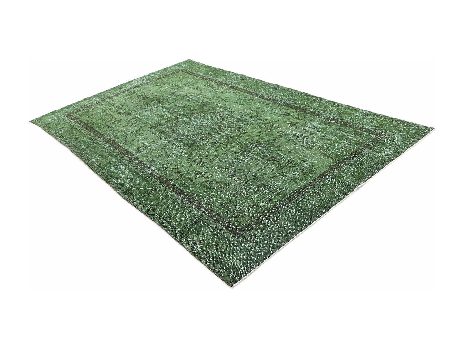 Tapis de laine 168x282 vert Ultra Vintage