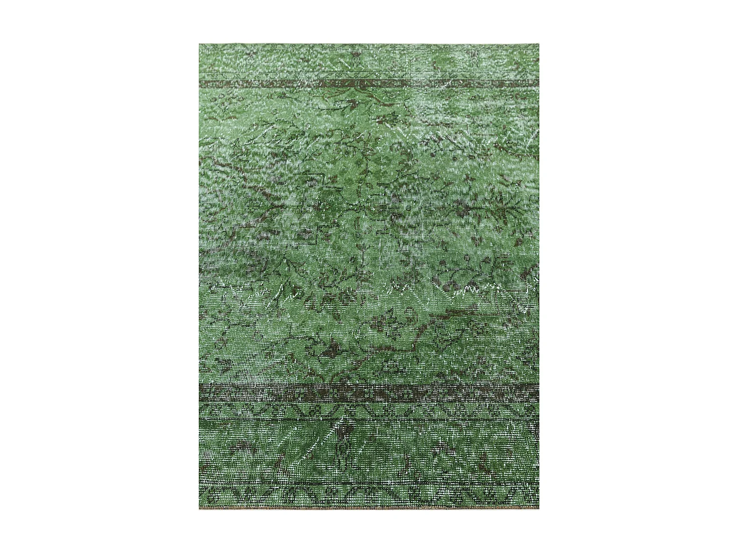 Tapis de laine 168x282 vert Ultra Vintage
