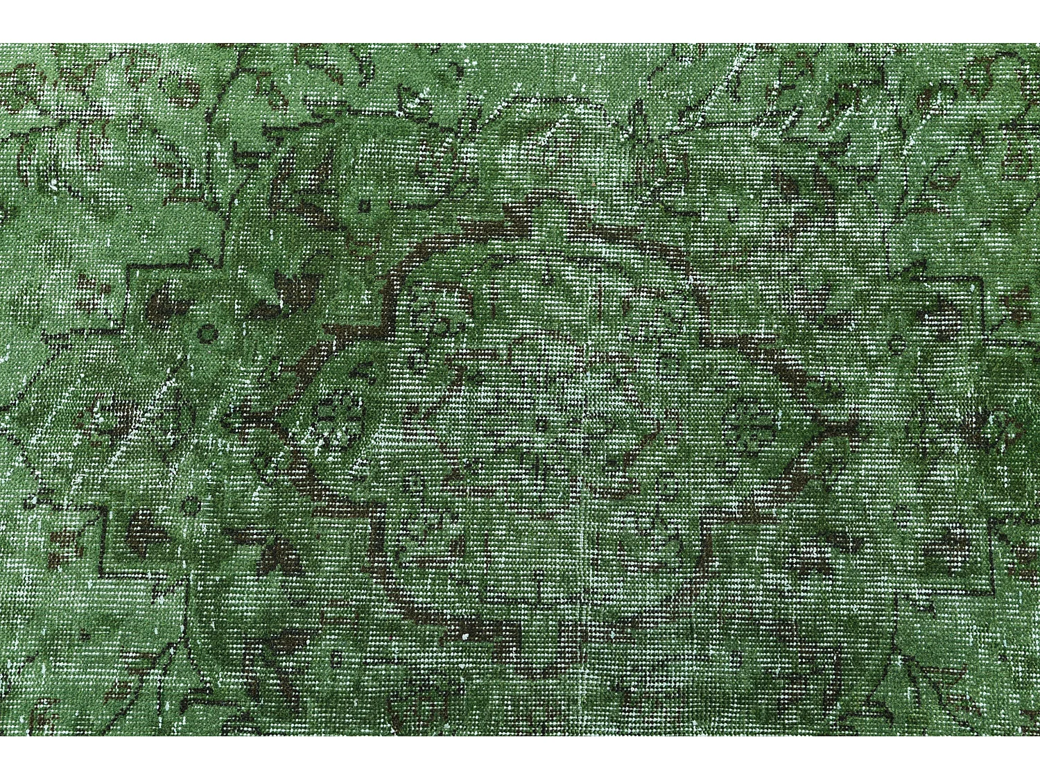 Tapis de laine 168x282 vert Ultra Vintage