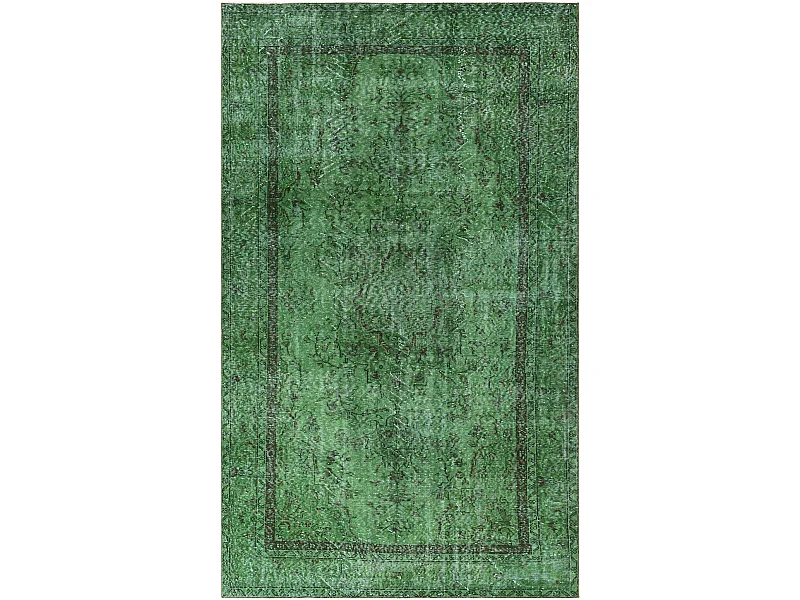 Tapis de laine 168x282 vert Ultra Vintage