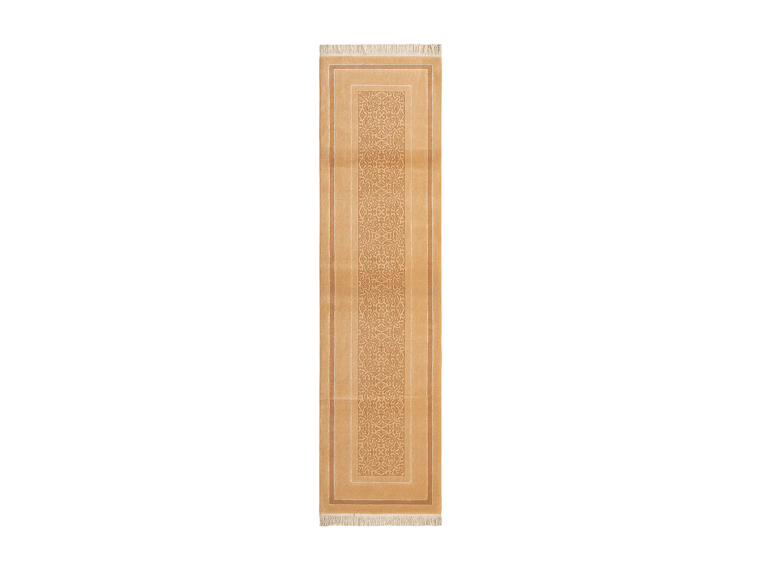 Tapis de couloir en laine 84x305 brun Darya