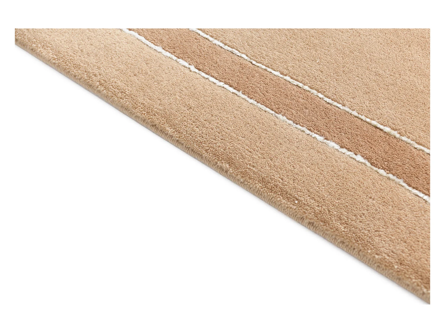 Tapis de couloir en laine 84x305 brun Darya