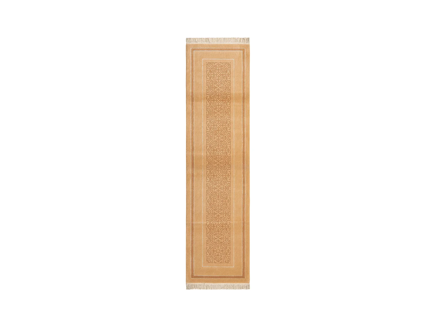 Tapis de couloir en laine 84x305 brun Darya