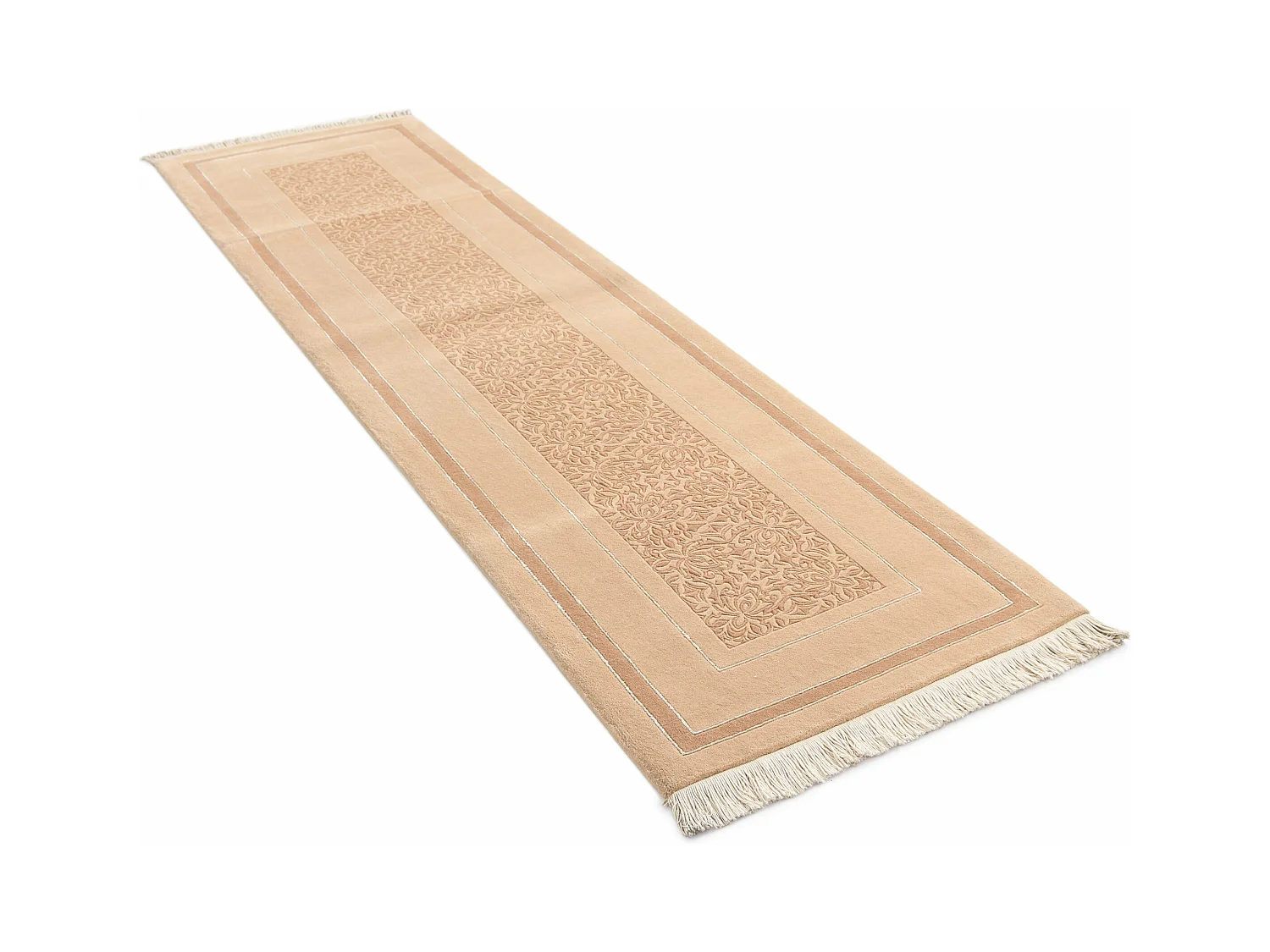 Loper-Woltapijt 305x84 Bruin Darya