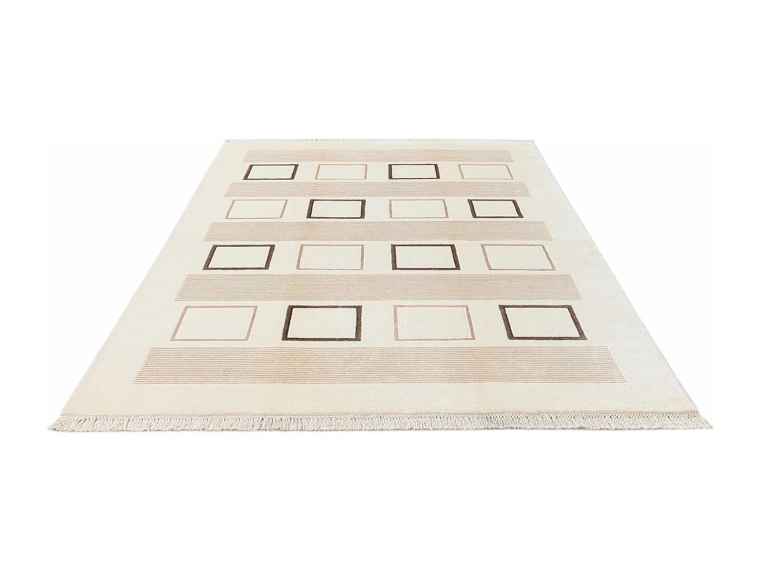 Tappeto in lana 178x244 beige Darya