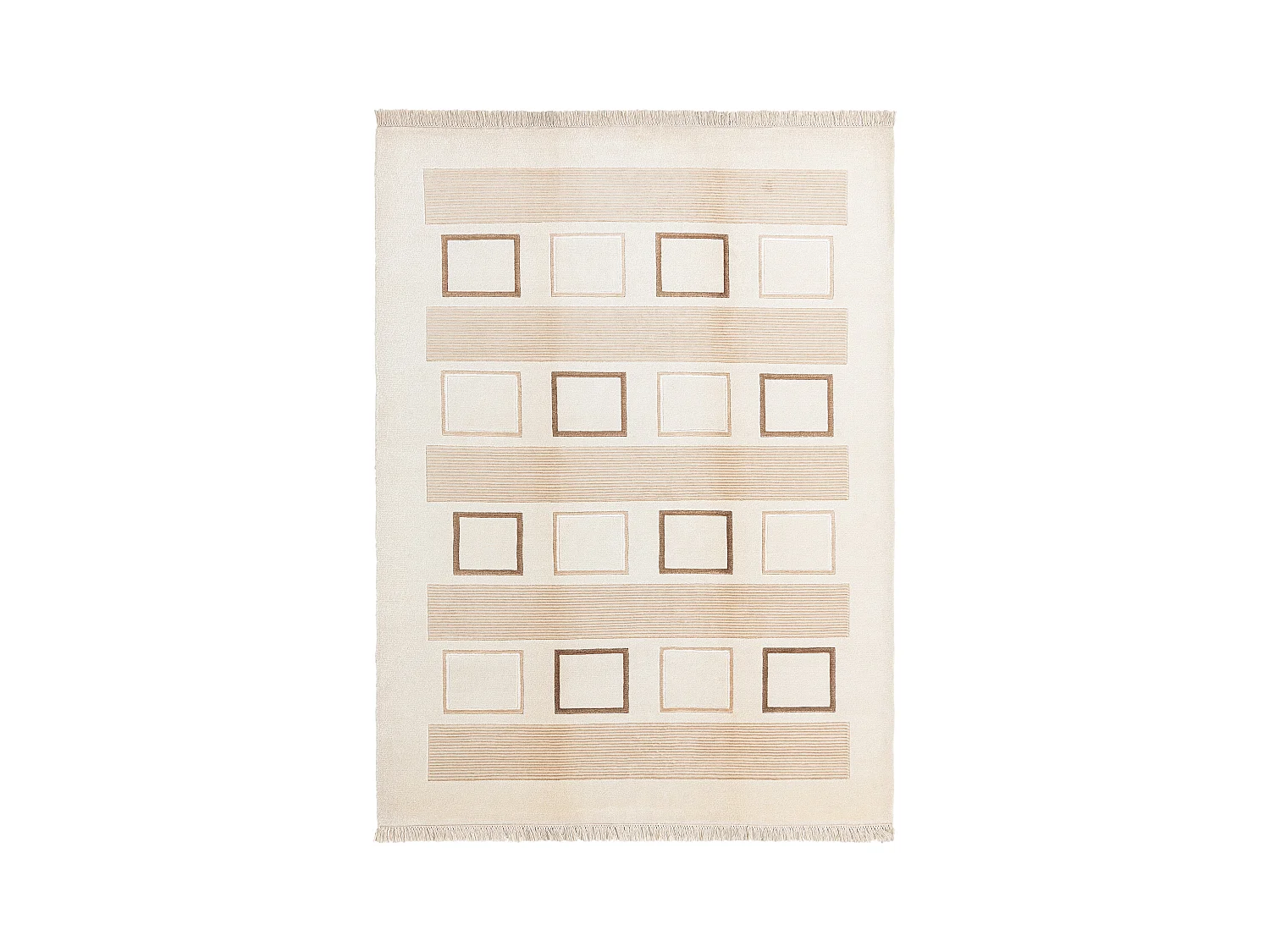 Tapis de laine 178x244 beige Darya