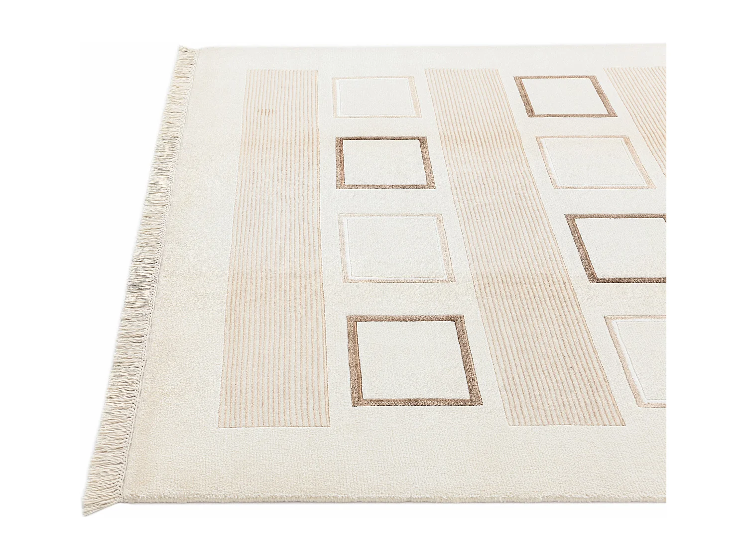 Tappeto in lana 178x244 beige Darya