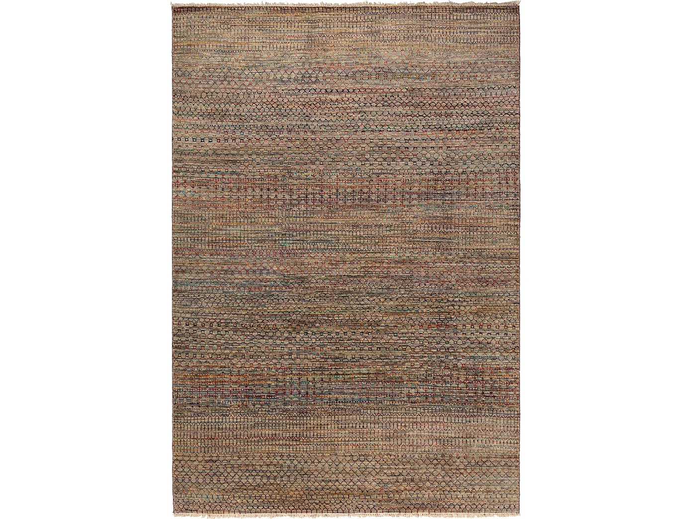 Tapis de laine 204x303 brun Agra
