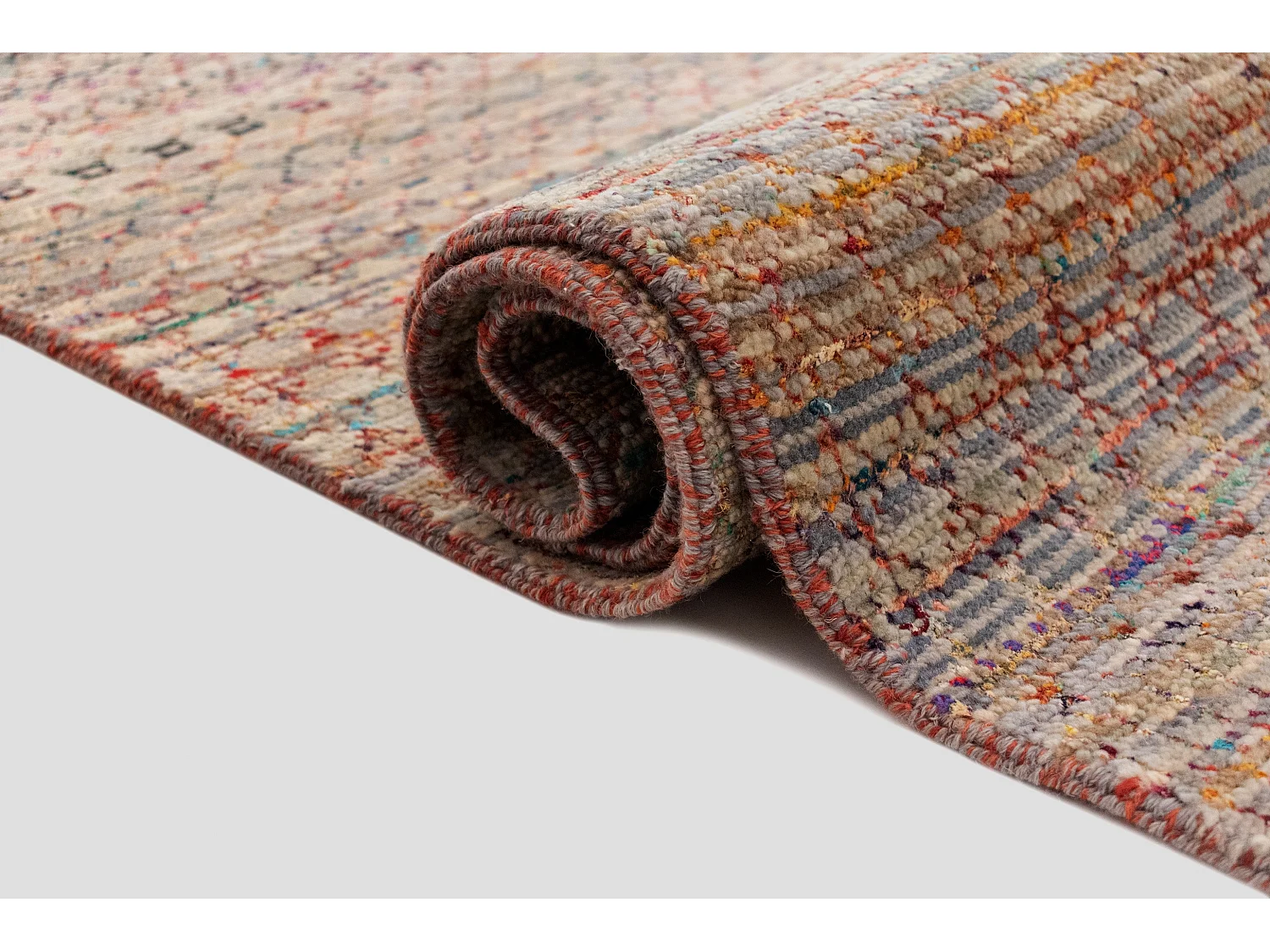 Tapis de laine 204x303 brun Agra