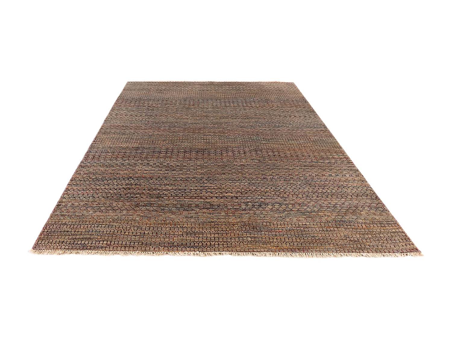 Tapis de laine 204x303 brun Agra
