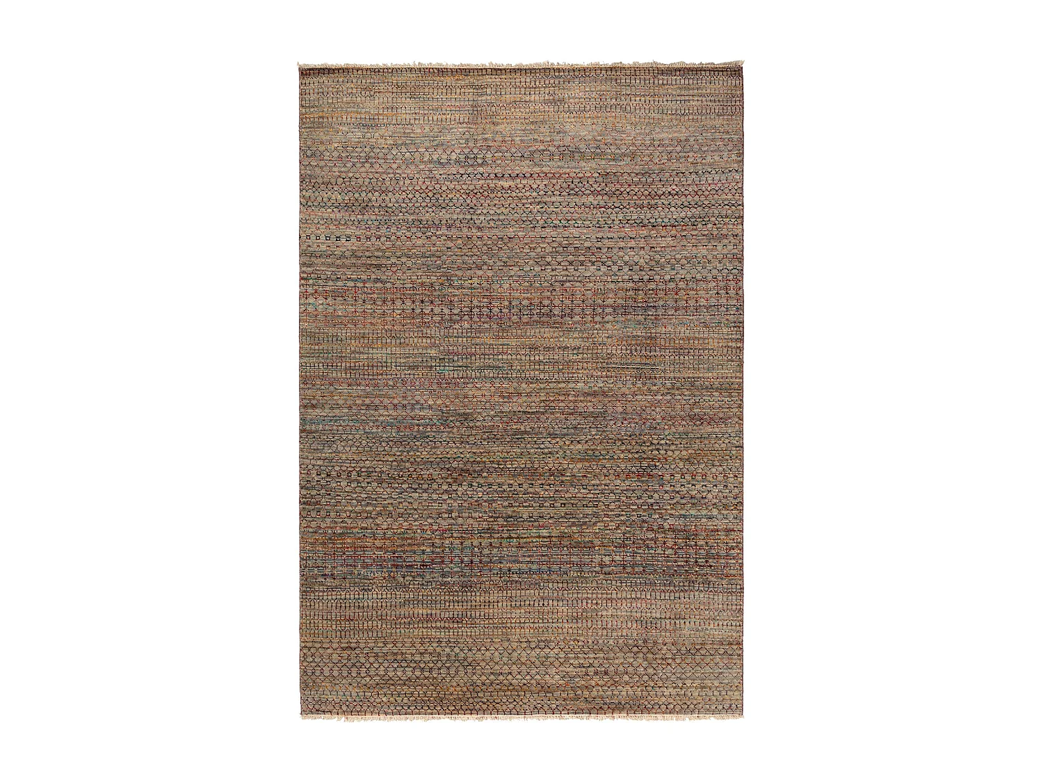 Tappeto in lana 204x303 marrone Agra