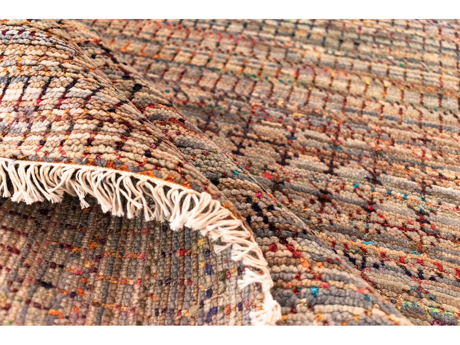 Tappeto in lana 204x303 marrone Agra