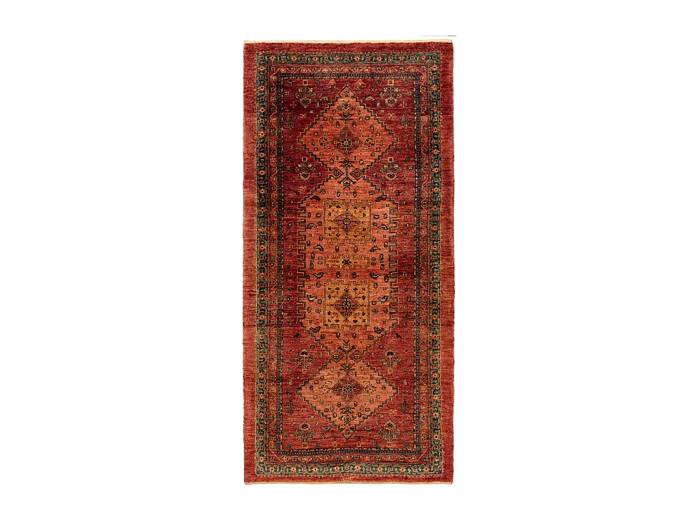 Tapis de couloir en laine 88x185 rouge Kashkuli