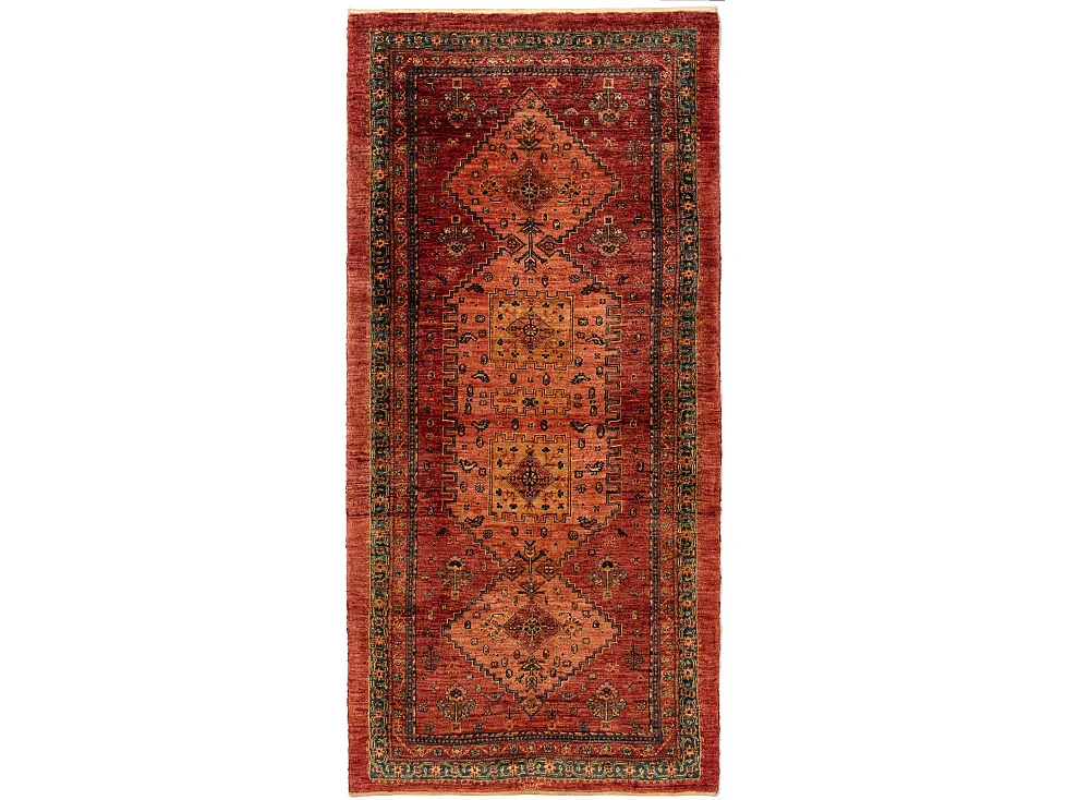 Tapis de couloir en laine 88x185 rouge Kashkuli