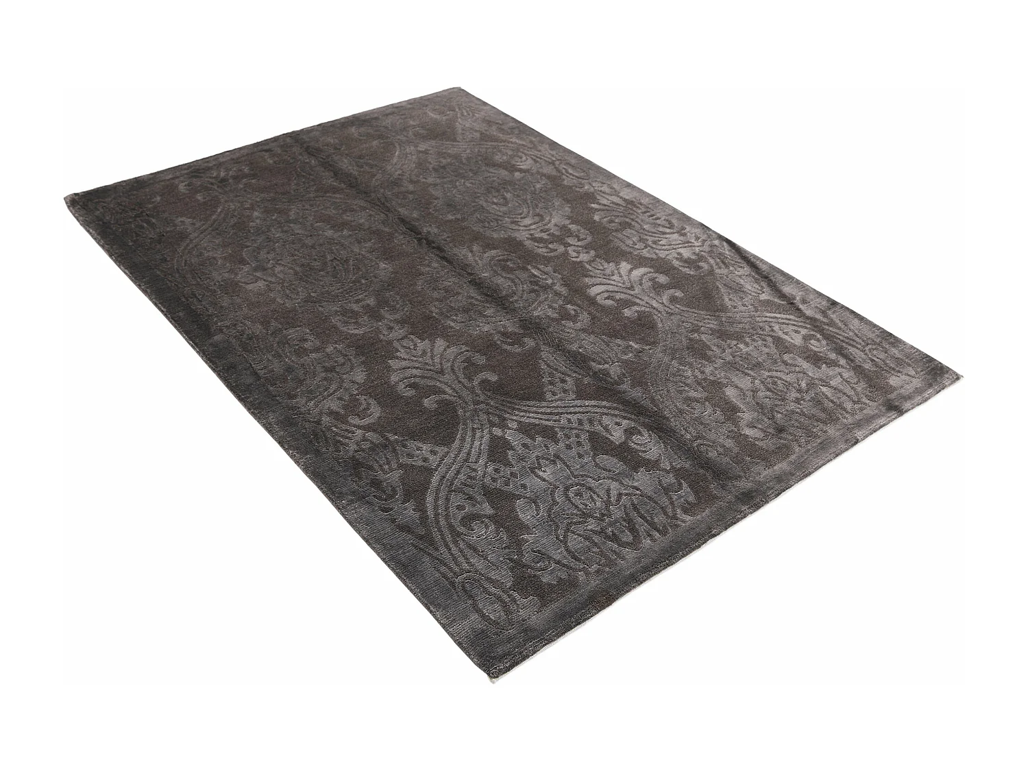 Tapis de laine 124x183 brun Darya