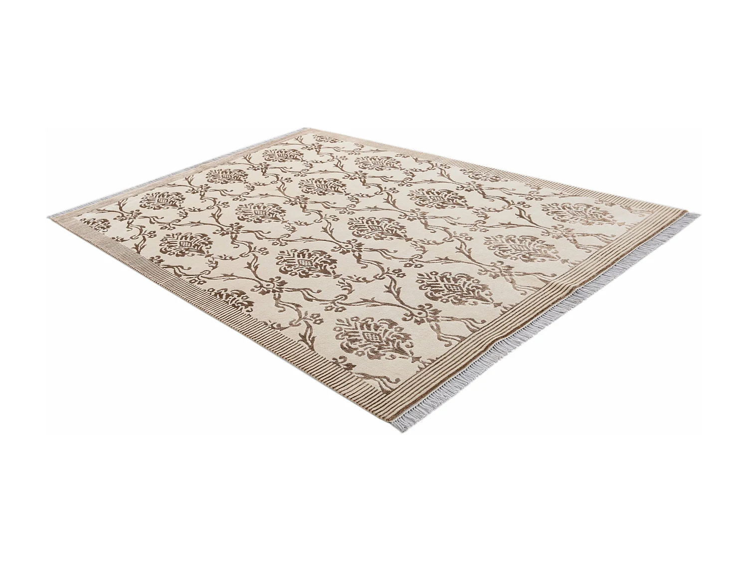 Wollteppich 175x244 Beige Darya