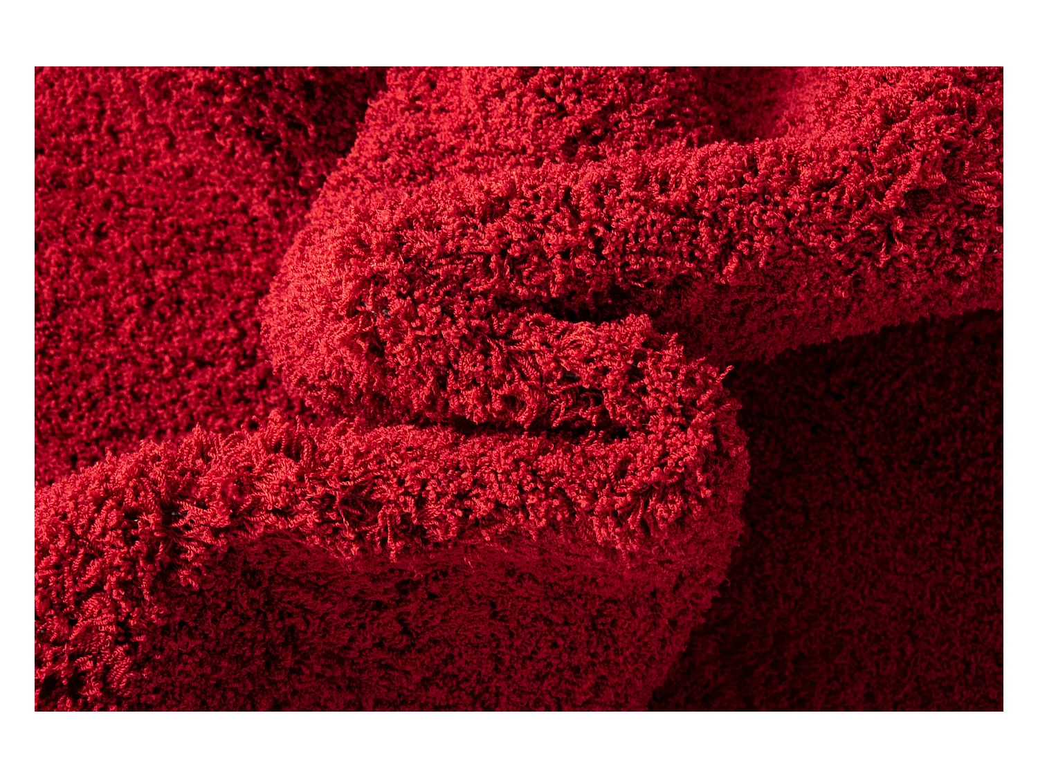 Hochflorteppich 160x245 Rot Luzern