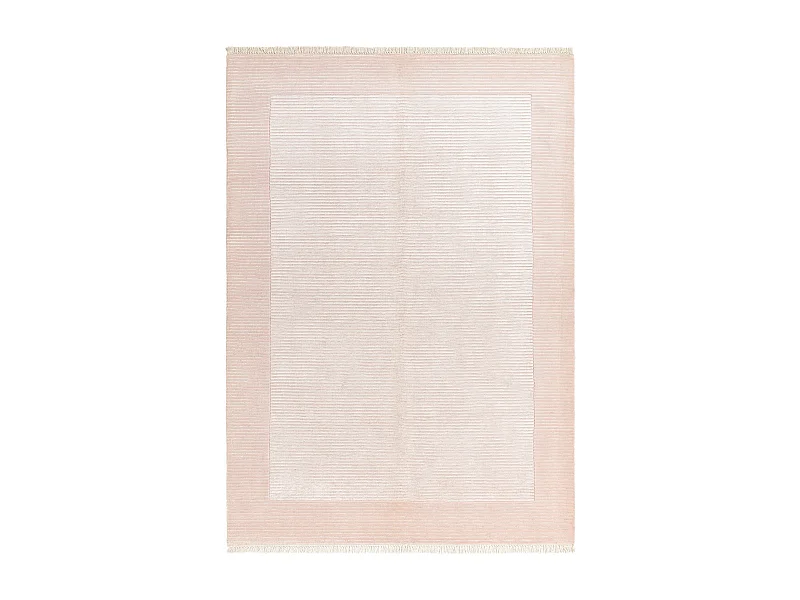Tapis de laine 170x241 rose Darya