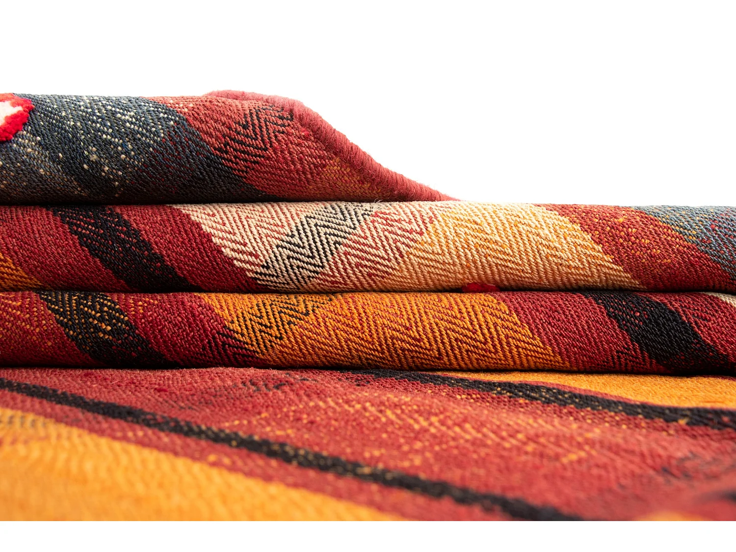 Tapis de laine 154x228 rouge Jajim