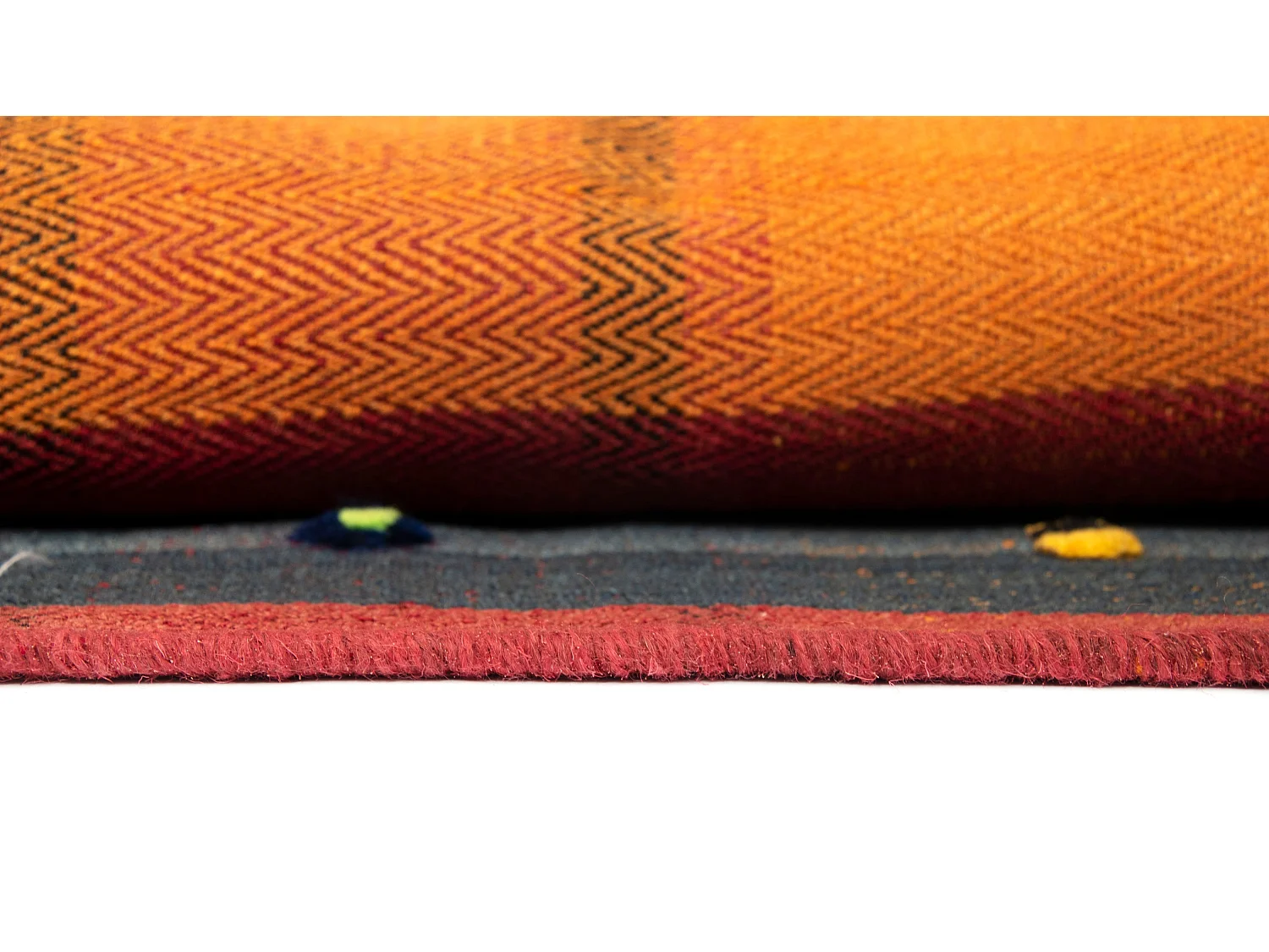 Tapis de laine 154x228 rouge Jajim