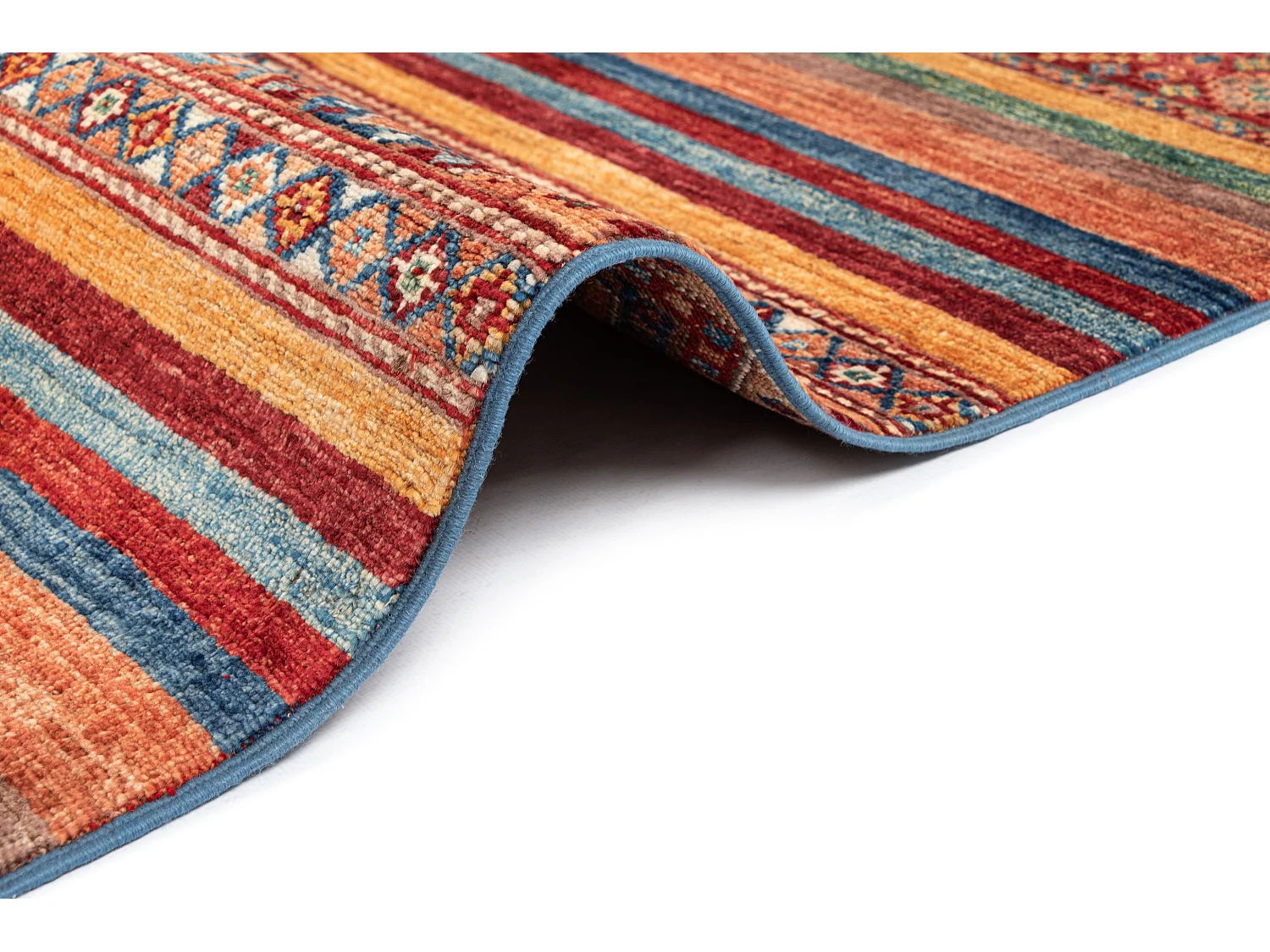 Tappeto in lana 177x272 Blu Torkman