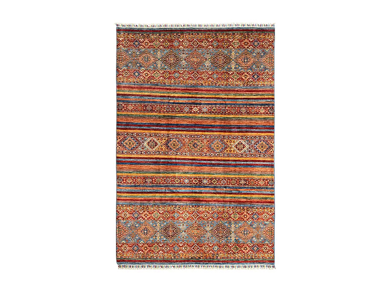 Wollteppich 177x272 Blau Torkman