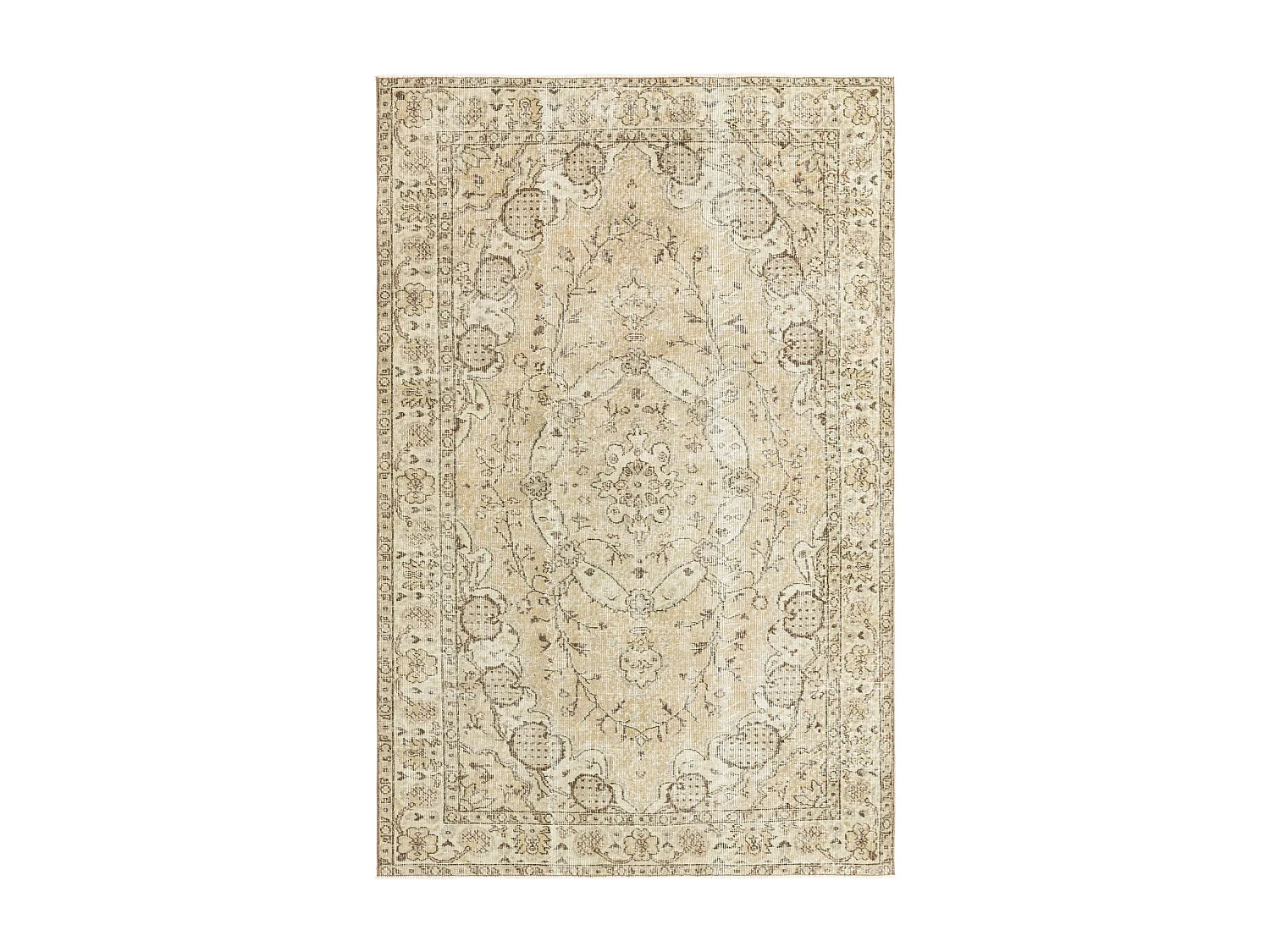 Tapis de laine 160x251 brun Ultra Vintage