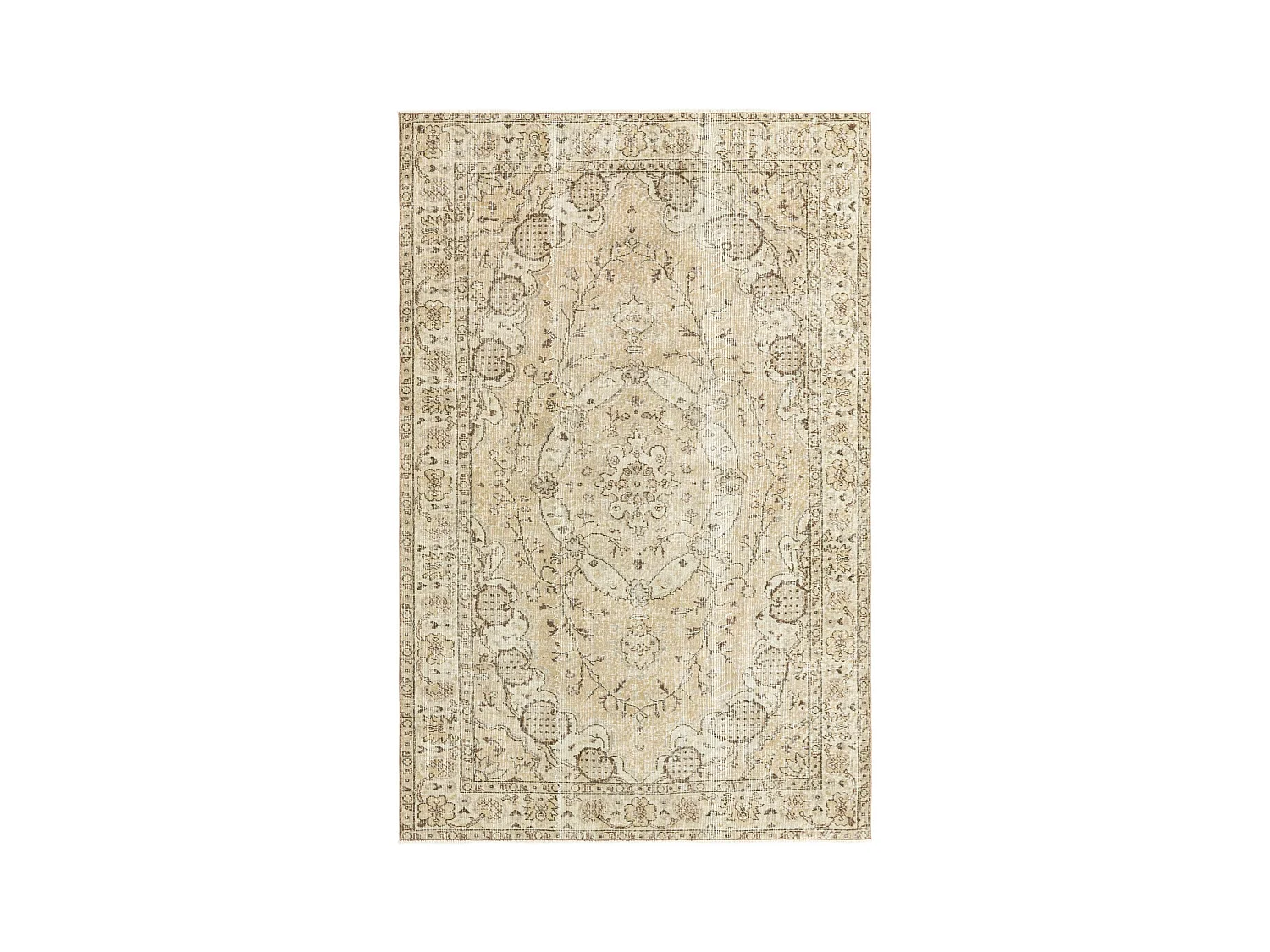 Tapis de laine 160x251 brun Ultra Vintage