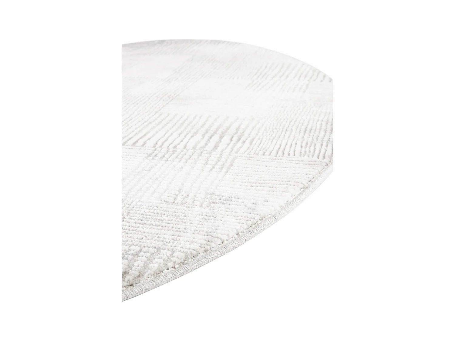 Teppich 125x125 Grau Davos Flawless