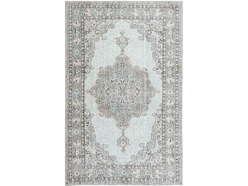 Wollteppich 173x262 Blau Ultra Vintage