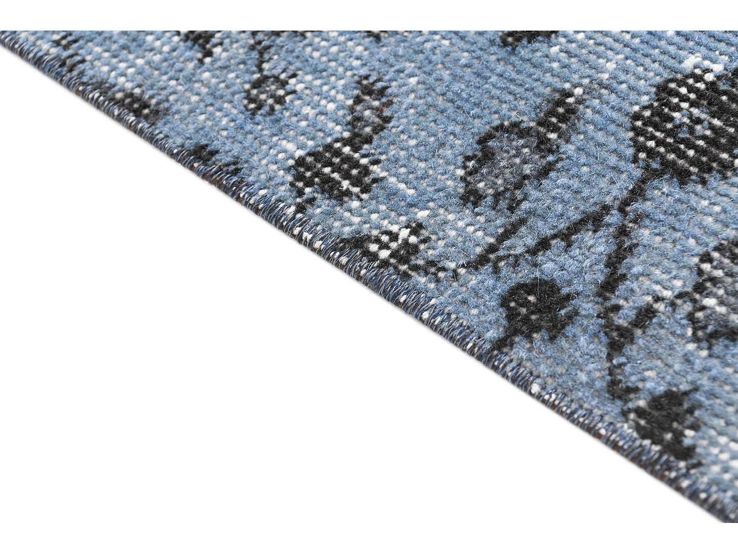 Wollteppich 155x267 Blau Ultra Vintage