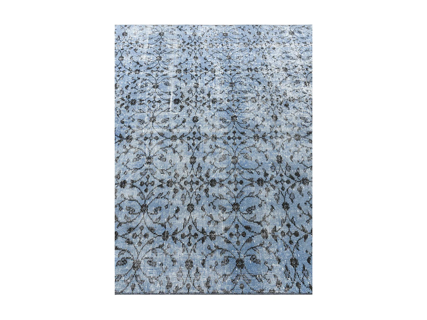 Tapis de laine 155x267 Bleu Ultra Vintage