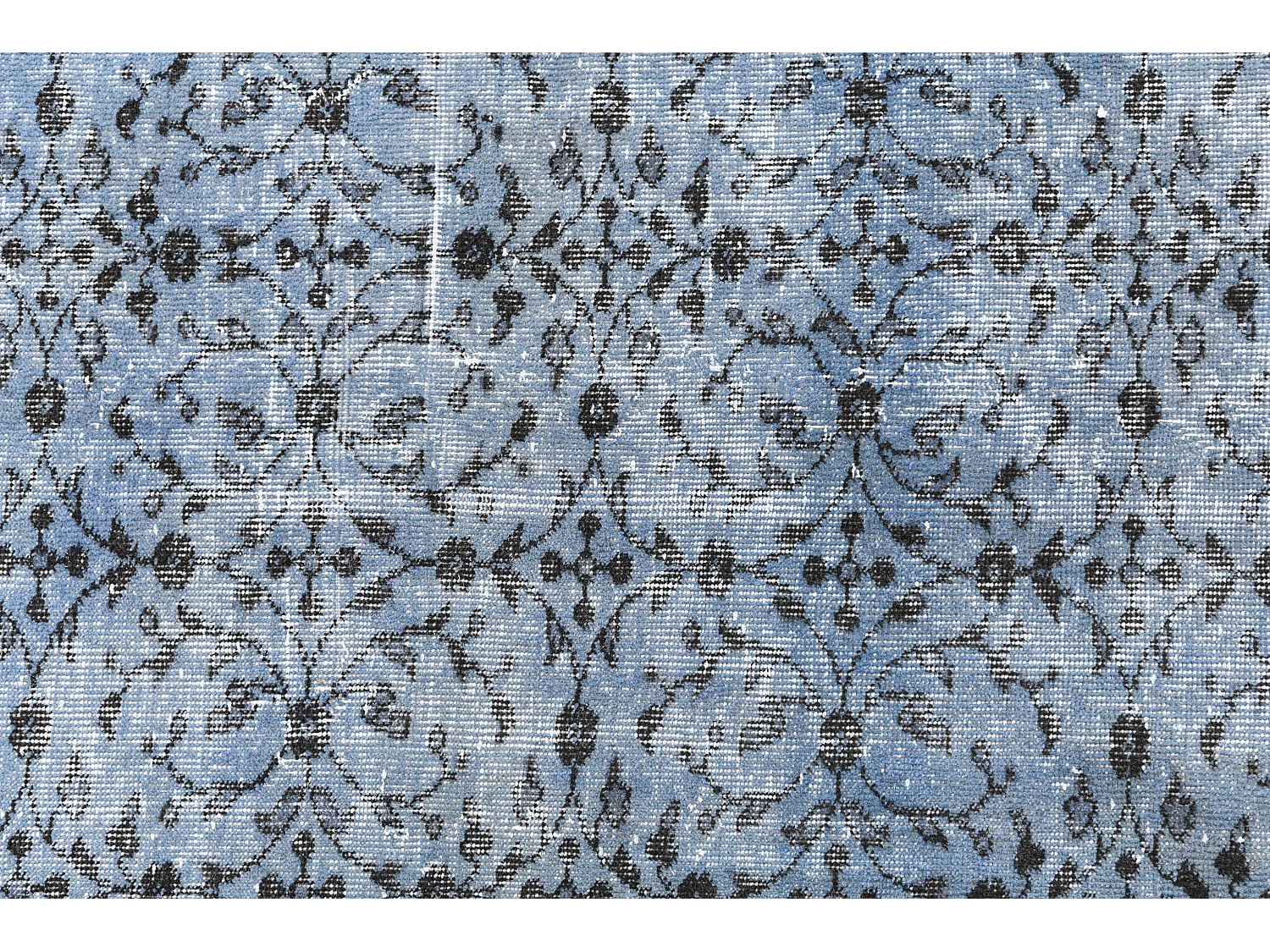 Tapis de laine 155x267 Bleu Ultra Vintage