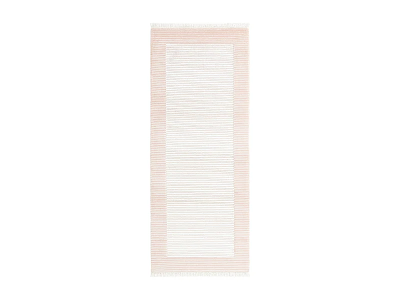 Tapis de couloir en laine 79x201 rose Darya