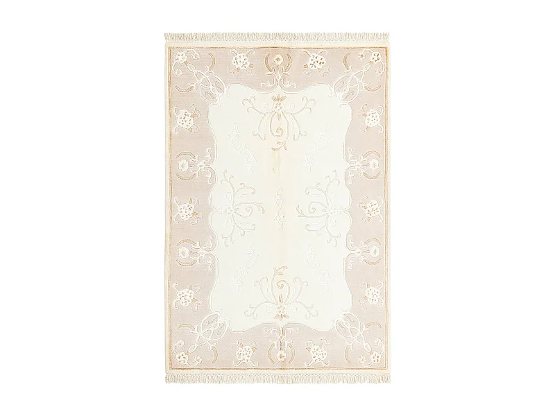 Wollteppich 124x183 Beige Darya