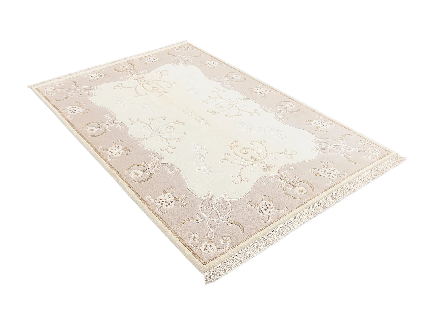 Tappeto in lana 124x183 beige Darya