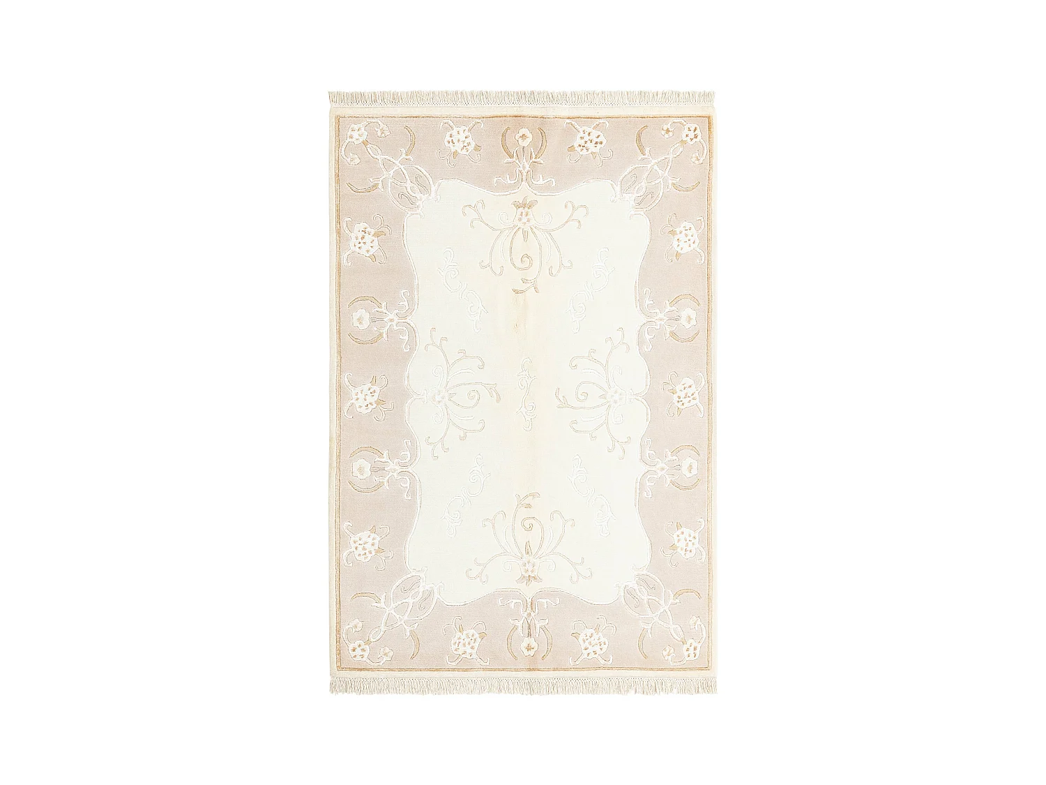 Wollteppich 124x183 Beige Darya