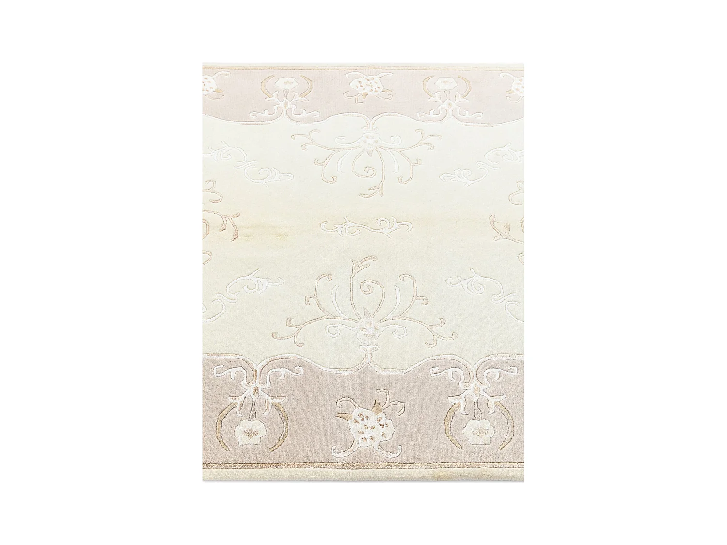 Tapis de laine 124x183 beige Darya