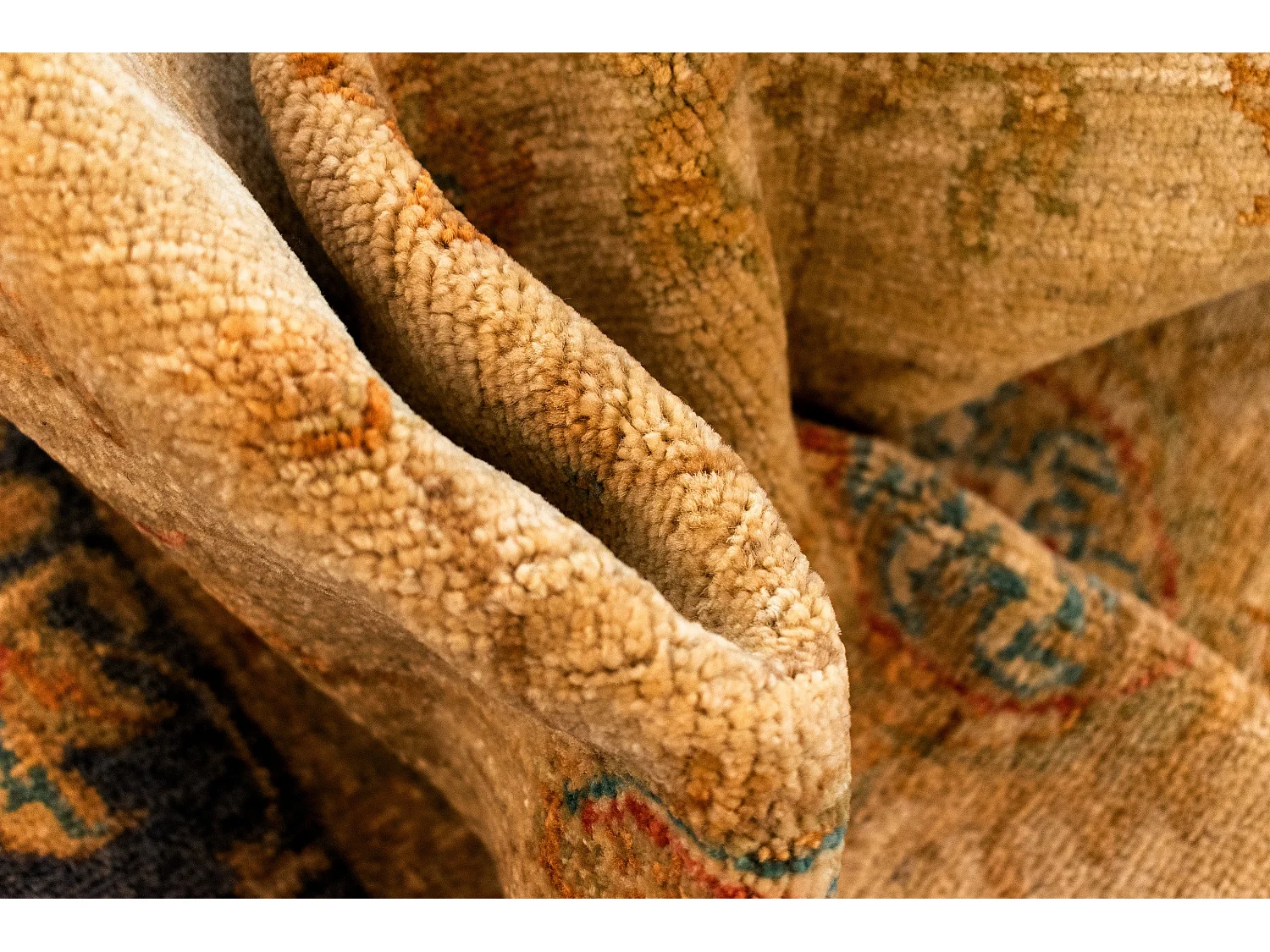 Tapis de laine 173x233 beige Ziegler