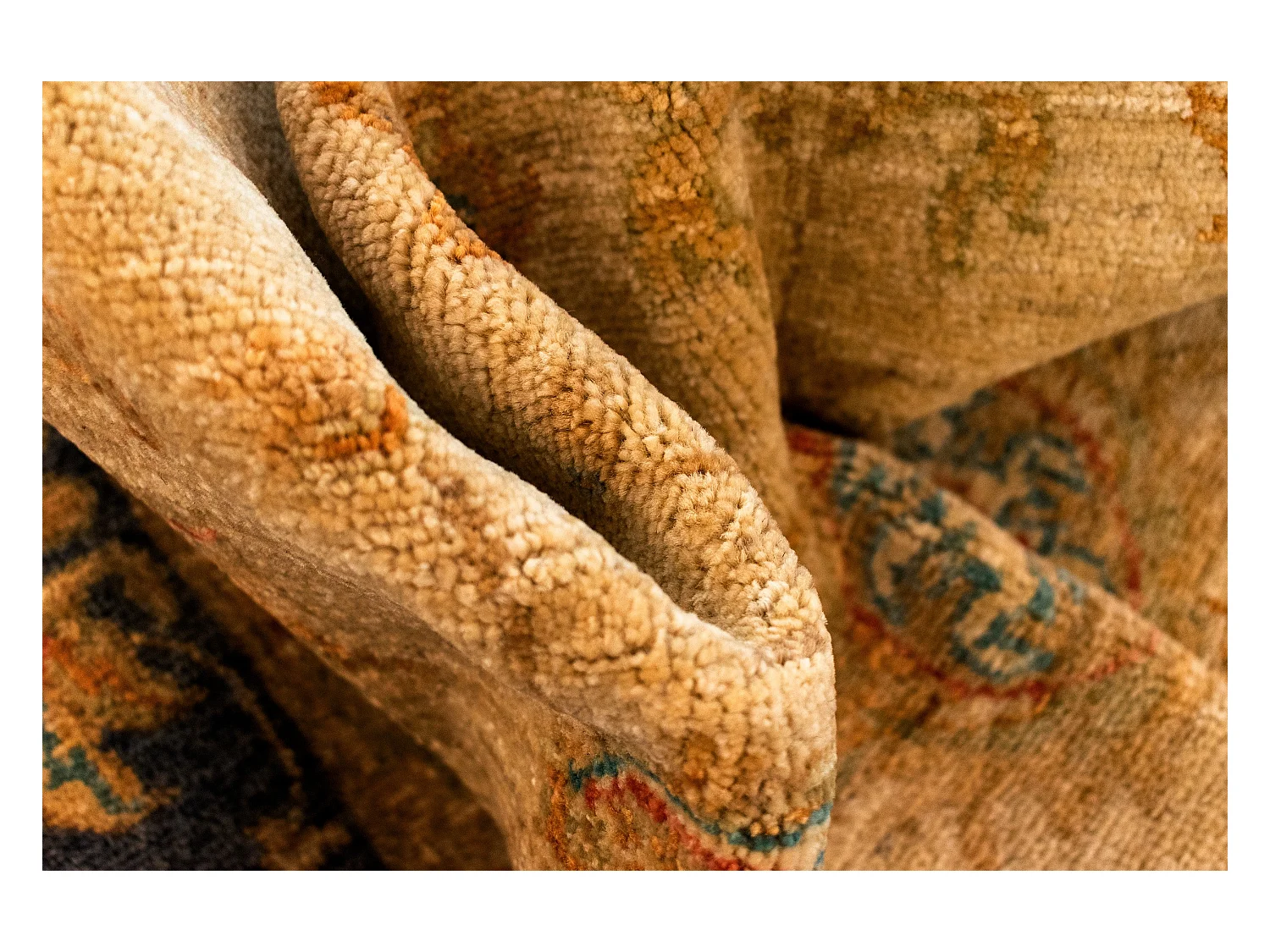 Tapis de laine 173x233 beige Ziegler